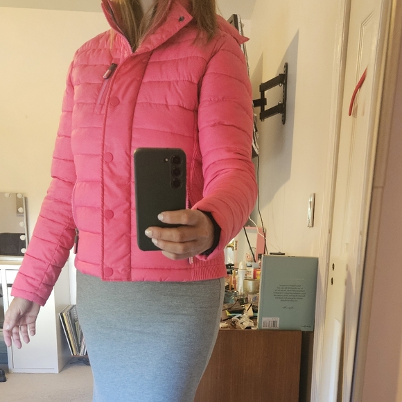 Pink Puffer Jacket - Picture 2 of 16